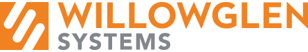 Willowglen Systems logo with orange stylized W icon and text.