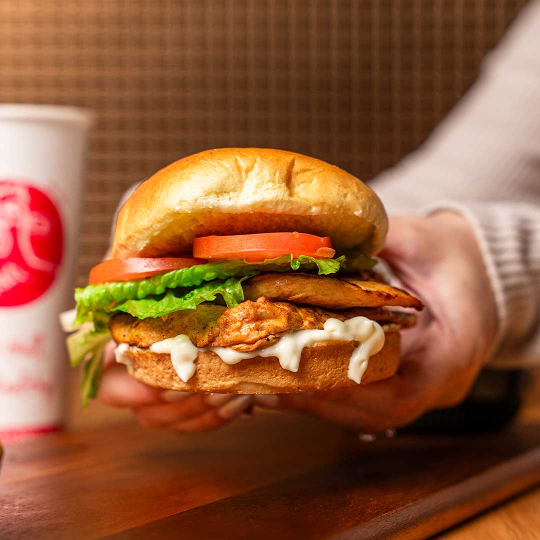 La Rosa Chicken & Grill - Grilled Chicken Sandwich Photography