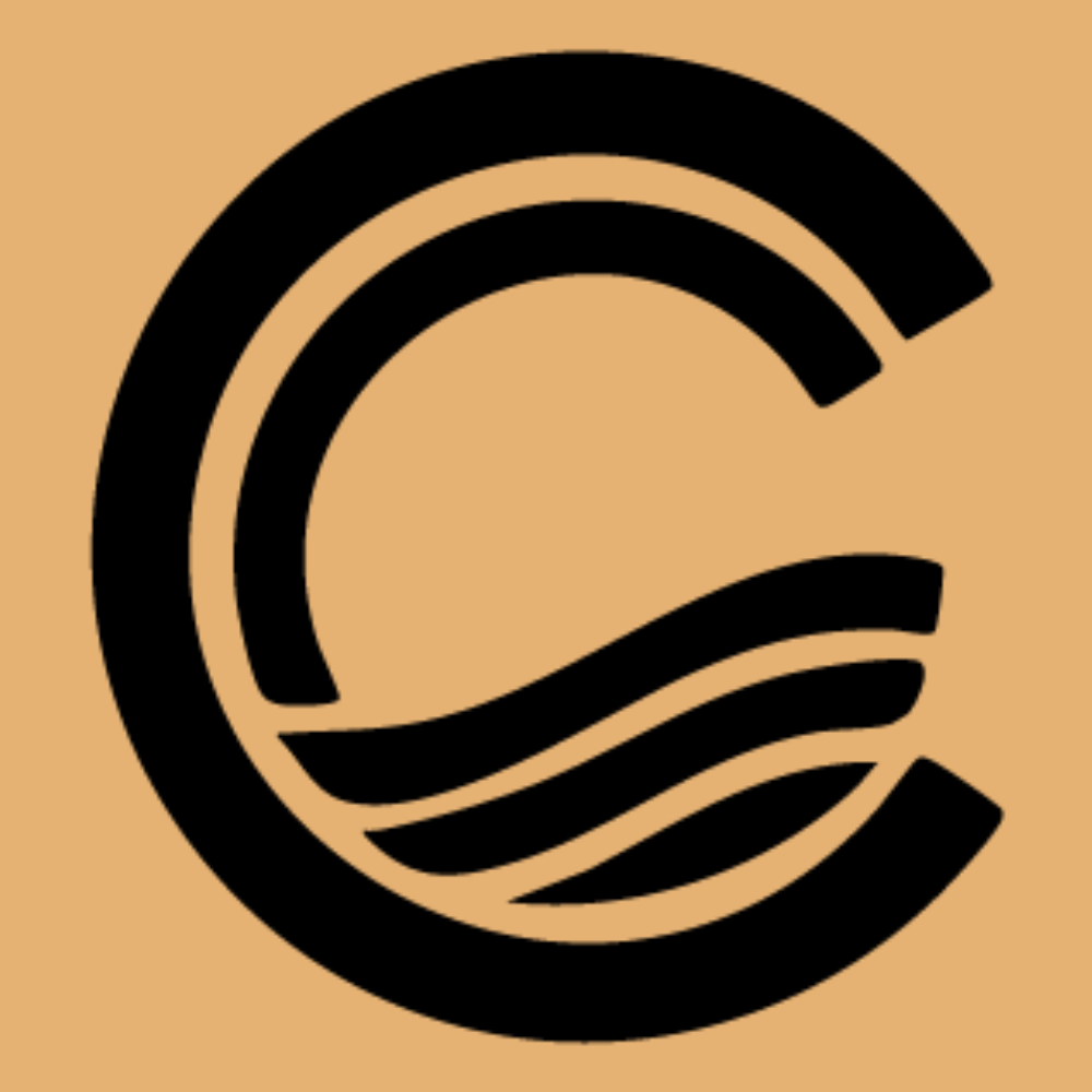 Logo amarillo de Cántico Nuevo, iglesia cristiana en Nogales Sonora