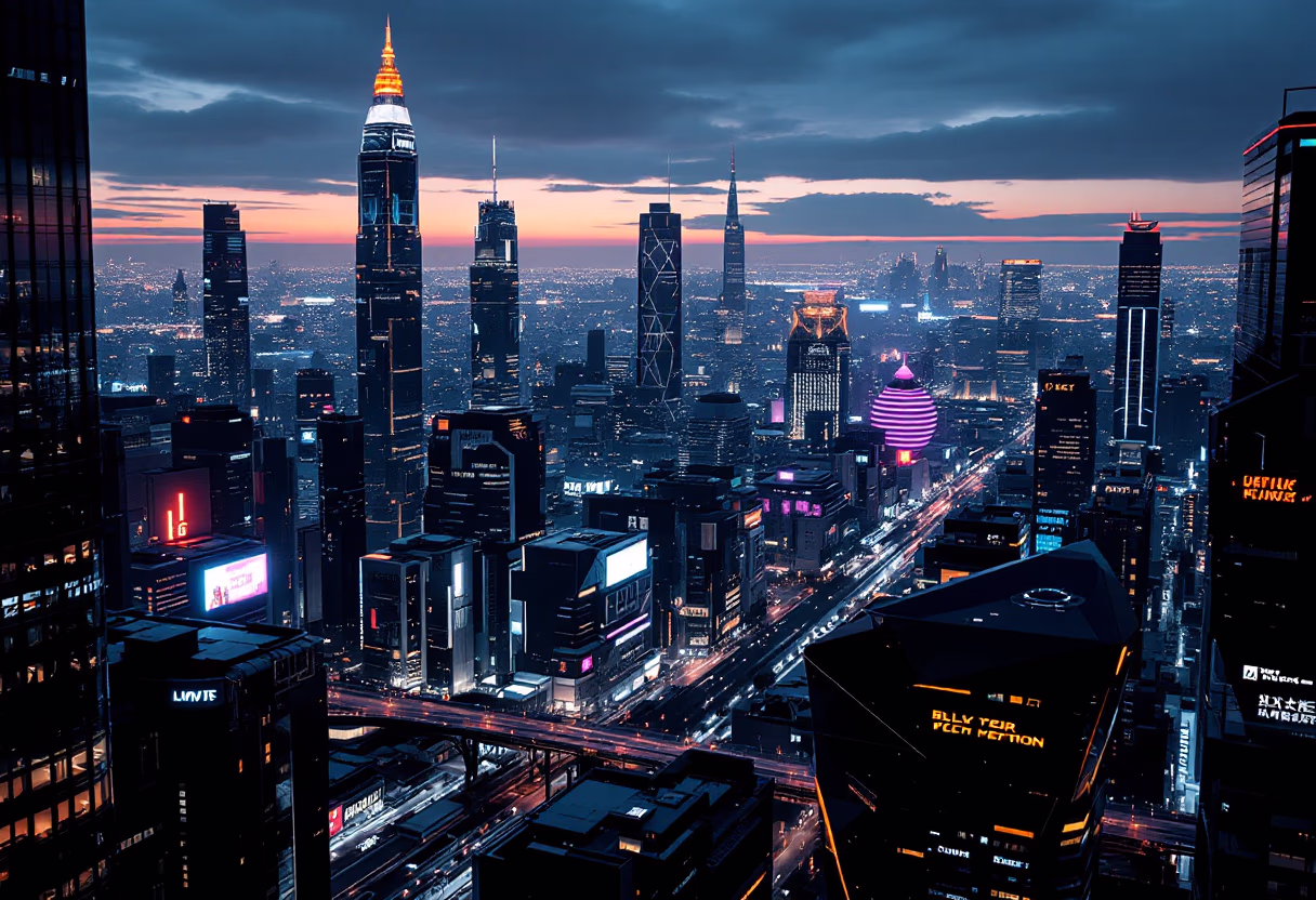 [background image] image of an urban cityscape (for a film production company)