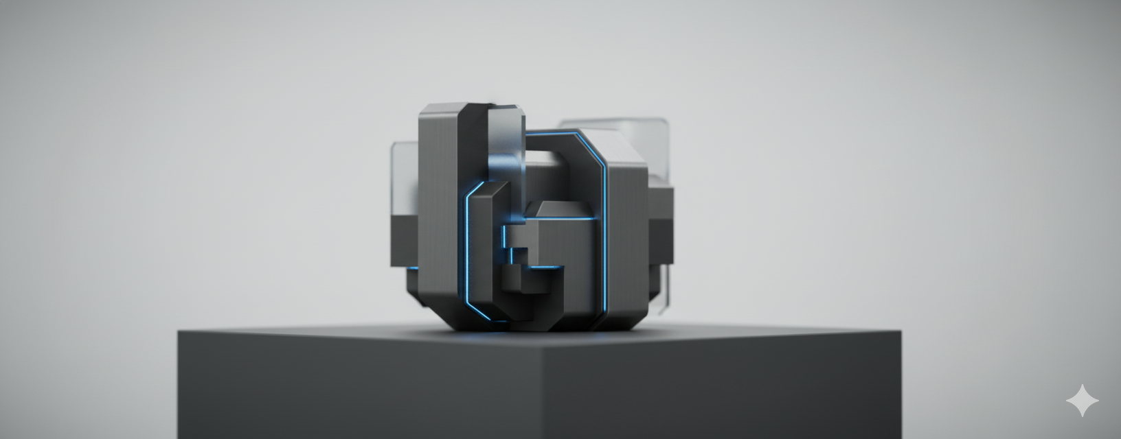 image of a high-tech sensor detail in a production line