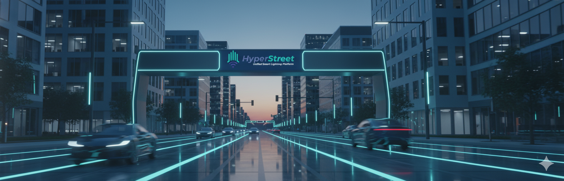 image of urban street with vehicles (for a mobility and transportation)