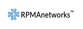Blue, round-shaped interlocking gears arranged in a circular pattern on a dark background.