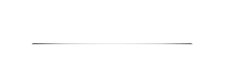 Minimalist white logo with a large dot above a short horizontal line on a transparent background.