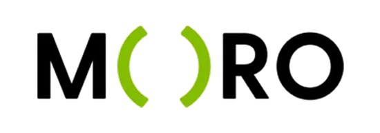 Wordmark logo with green parentheses enclosing a green dot in the middle.