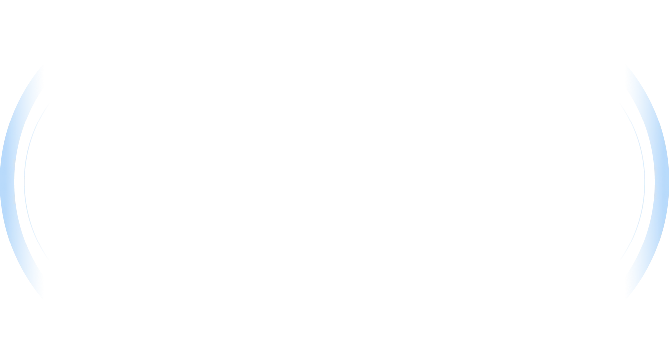 Stylized elliptical blue glow shapes on a transparent background.