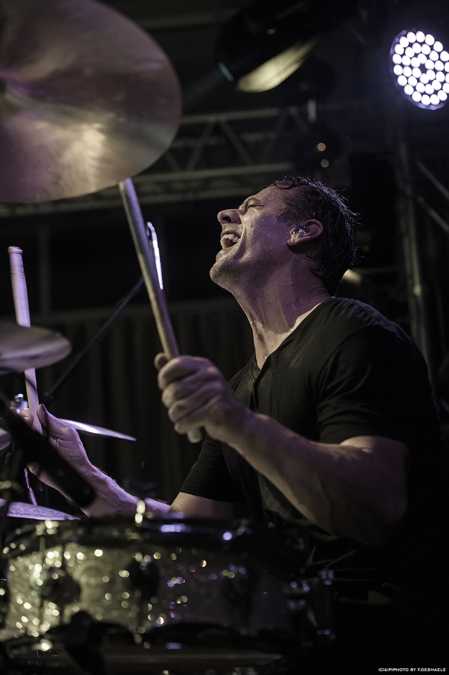 image of drumming class in session