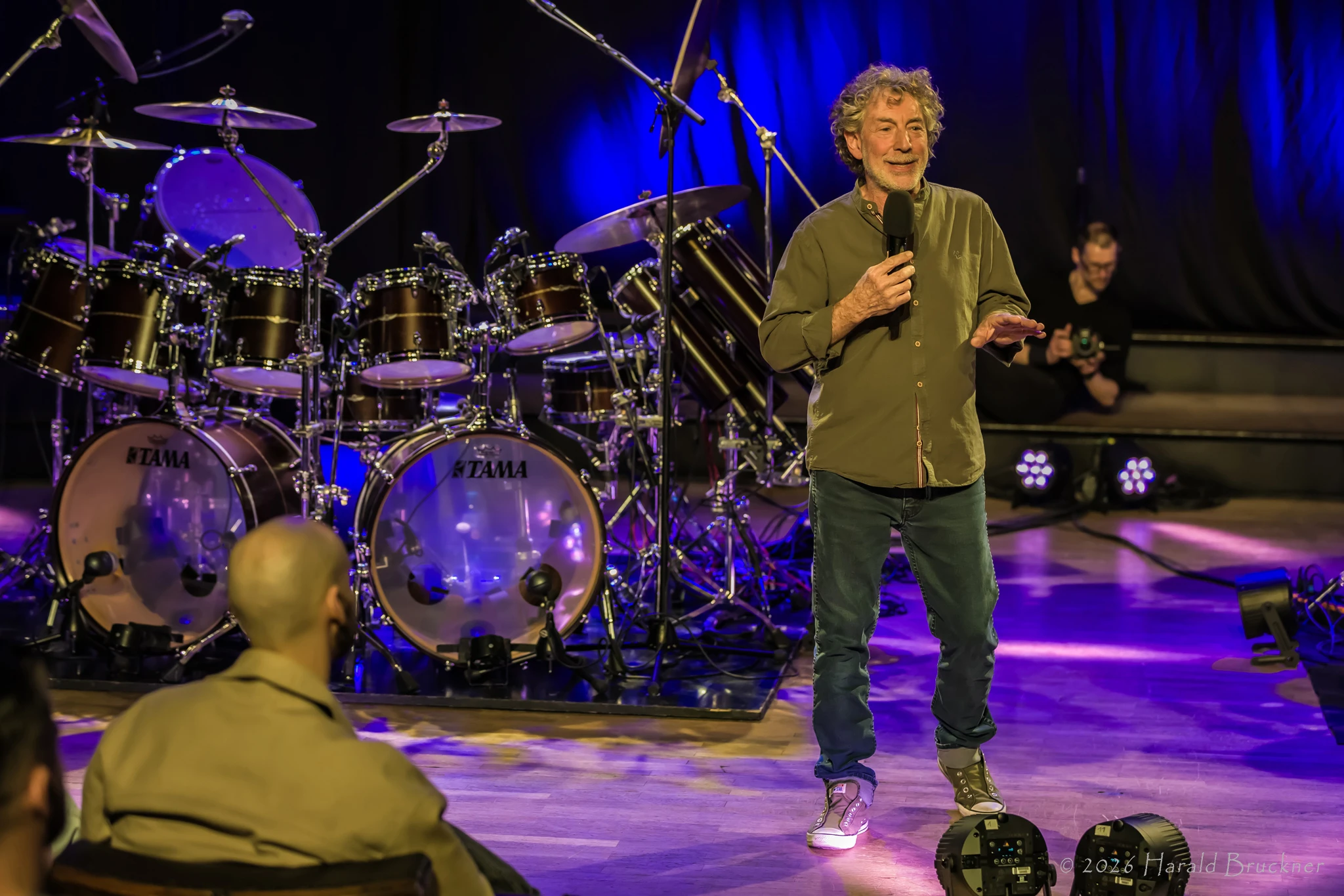 image of drumming class in session