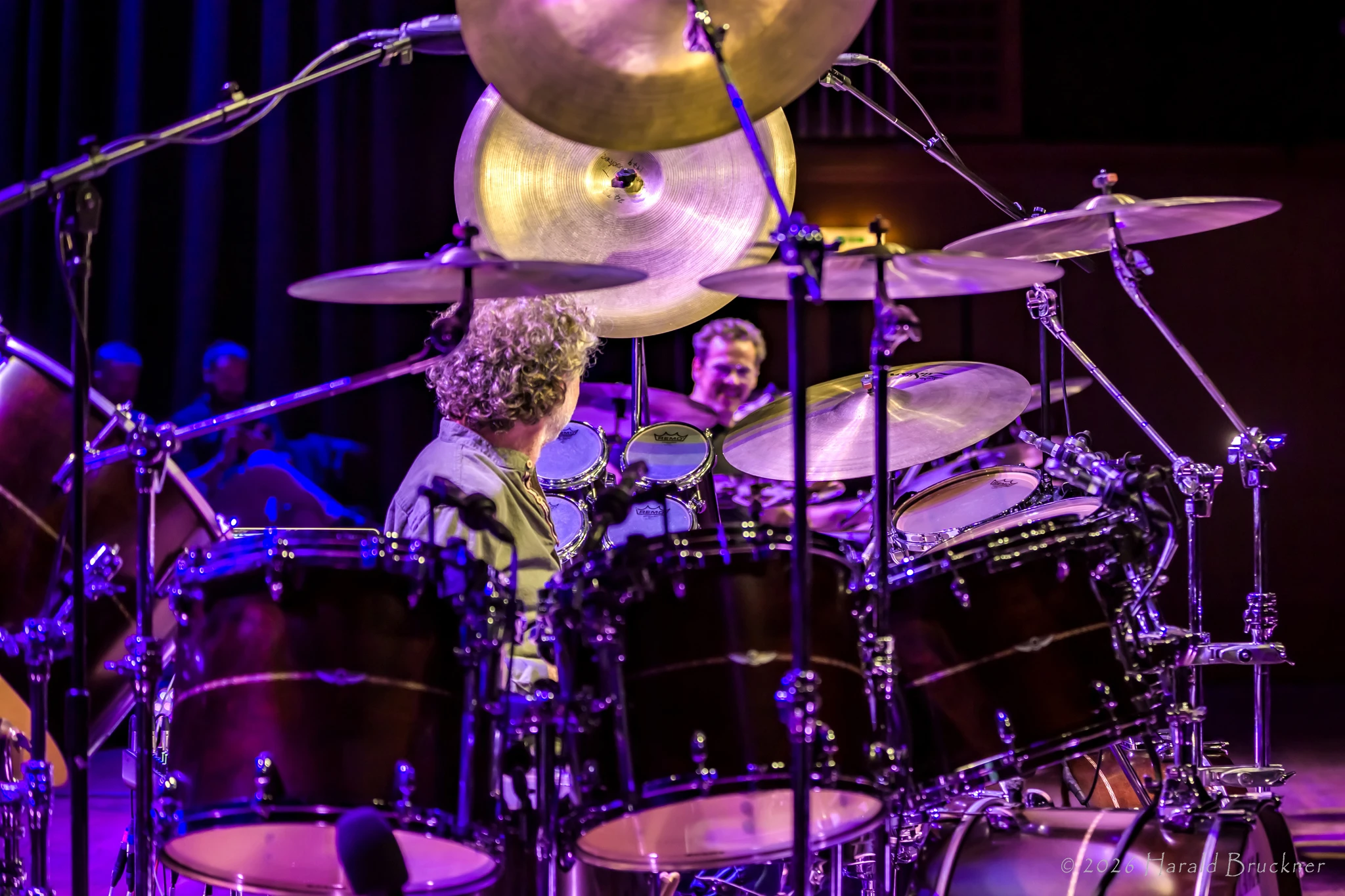 image of band on stage