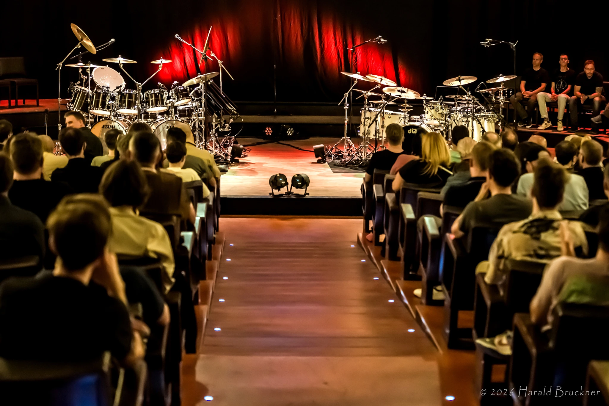 image of drumming class in session