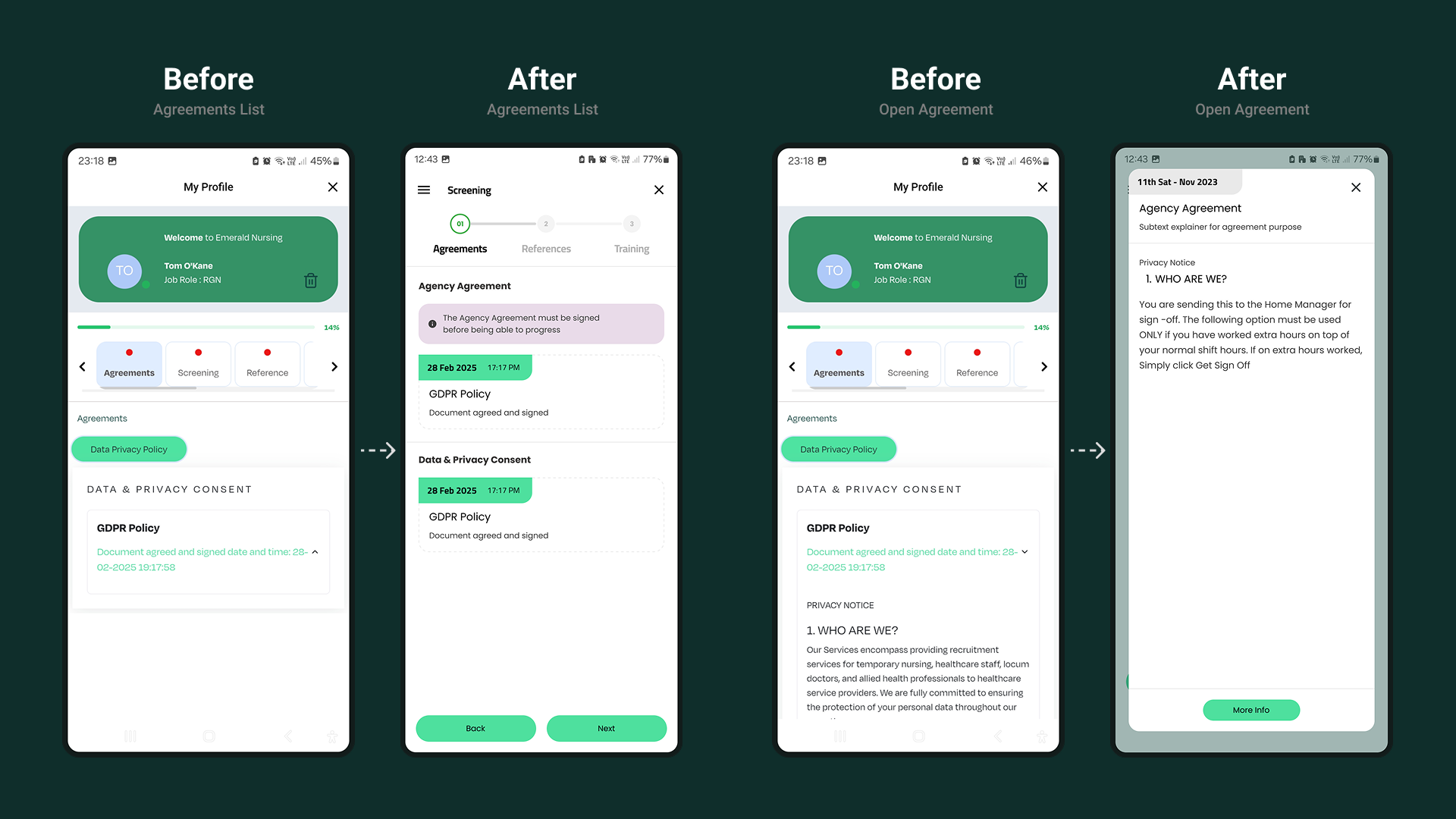GDPR Policy Improvement