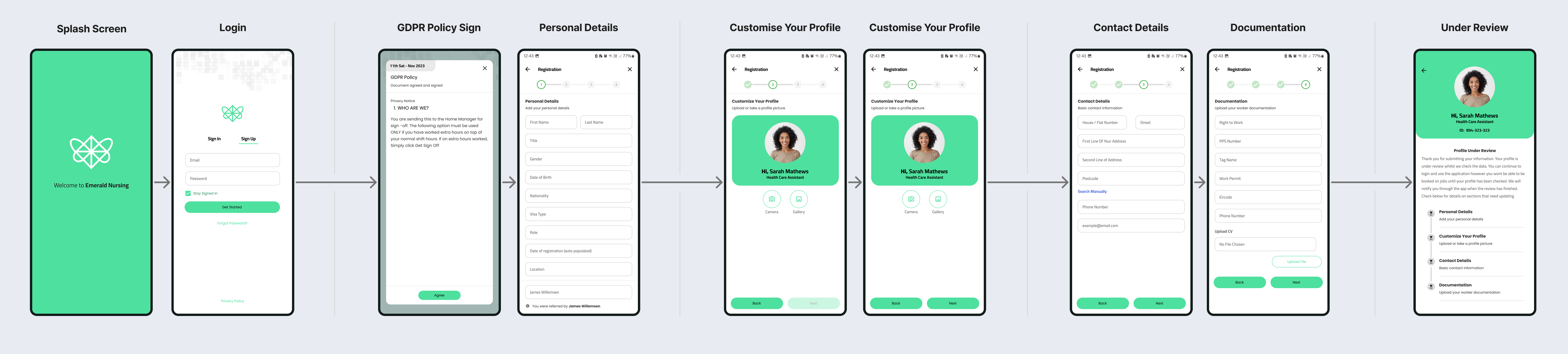 Emerald, New Registration Process