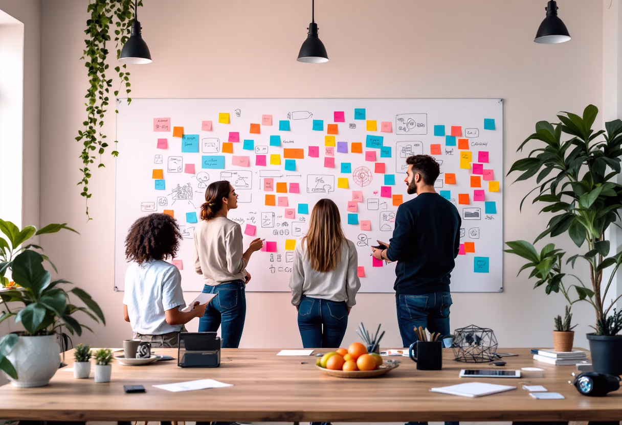 image of studio setting (for a game development company)