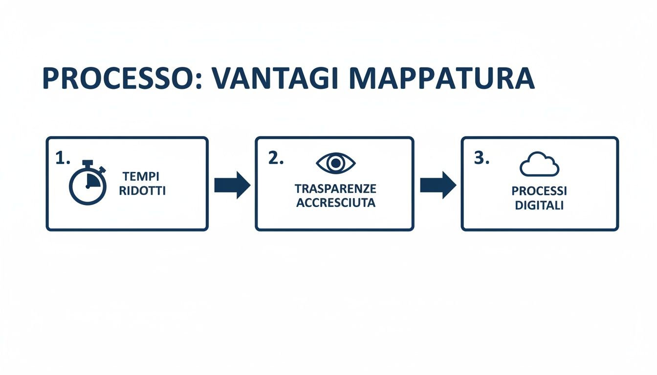 Infographic about process mapping