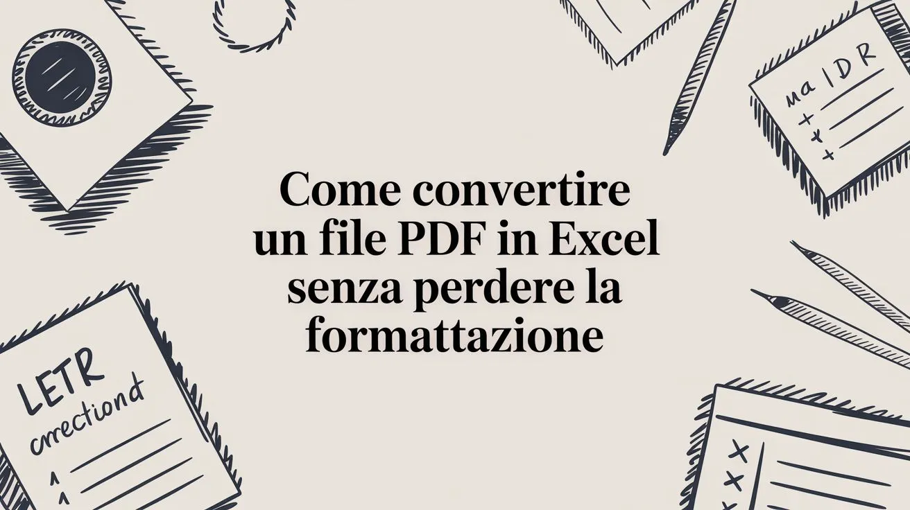 PDF 파일을 서식 손실 없이 Excel로 변환하는 방법