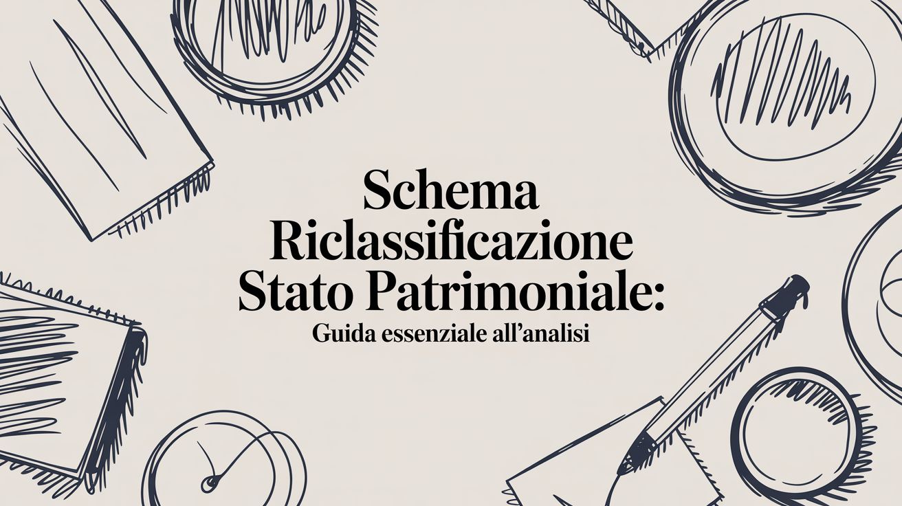 Schema riclassificazione stato patrimoniale: guida pratica e template