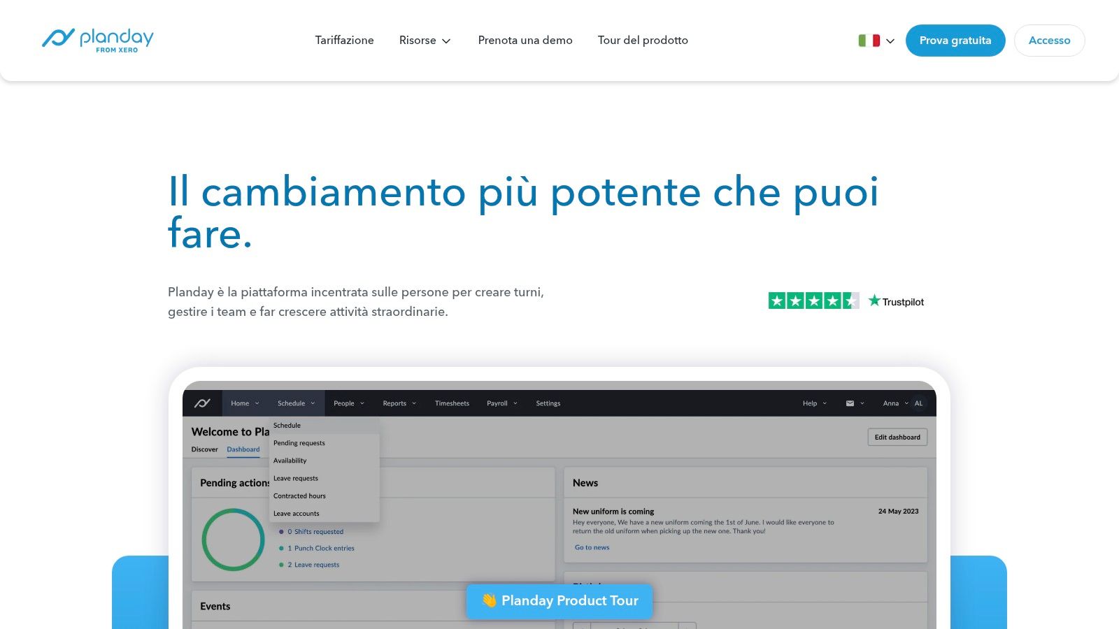 Planday (İtalyanca)