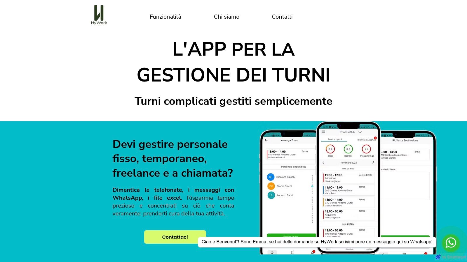 HyWork, personel vardiya yönetimi programı