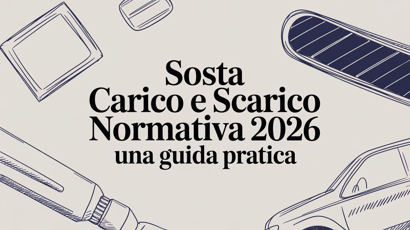 Guida Completa alla Normativa Sosta Carico e Scarico 2026