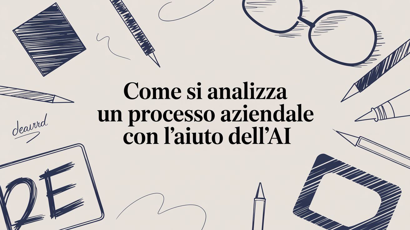 Come si analizza un processo aziendale con l'aiuto dell'AI