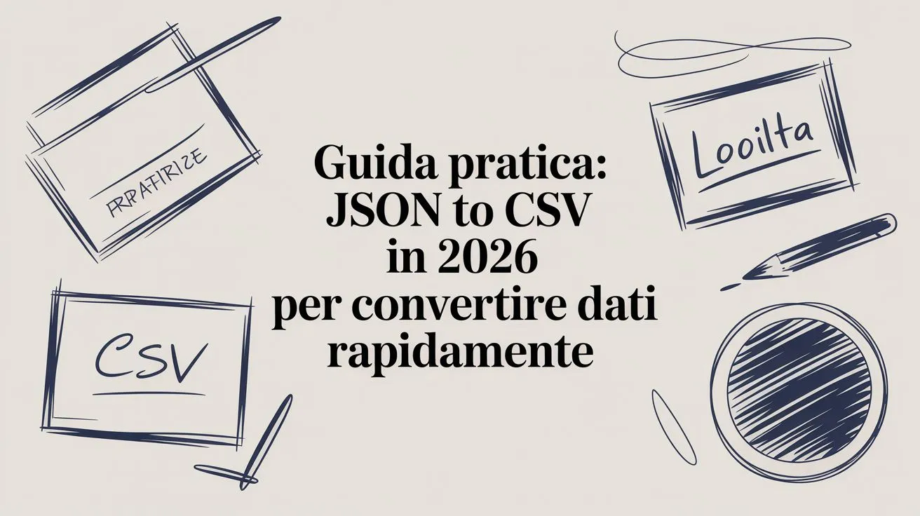Guida Pratica: Come Convertire JSON in CSV e Sbloccare il Valore dei Tuoi Dati