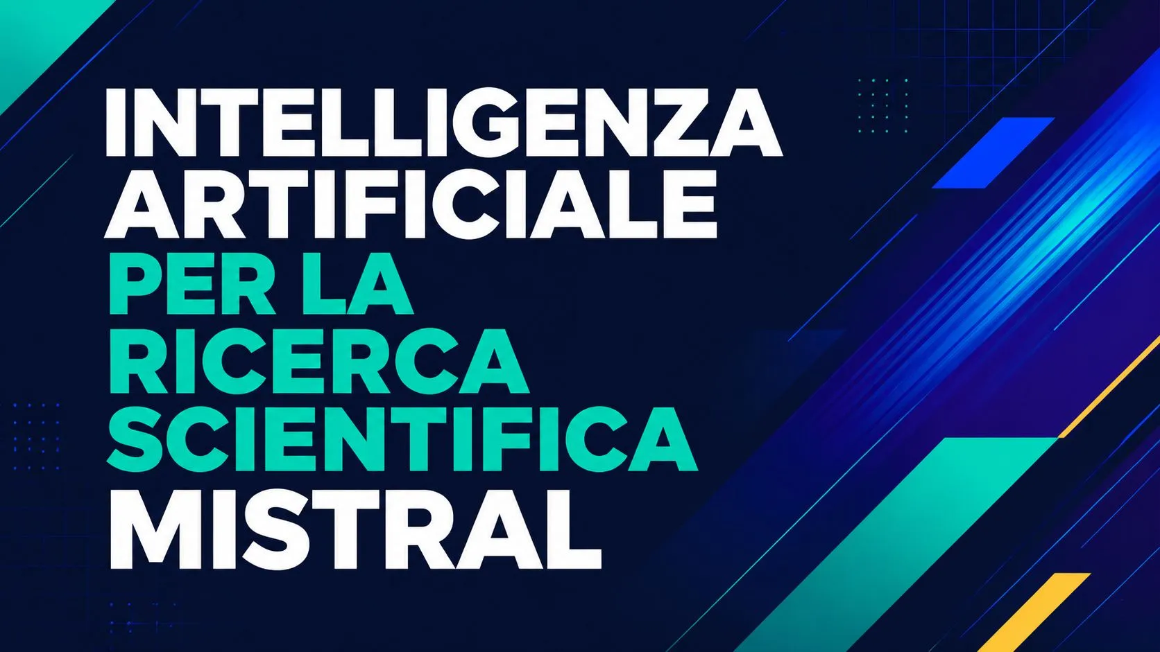 Artificial Intelligence for Scientific Research: Mistral
