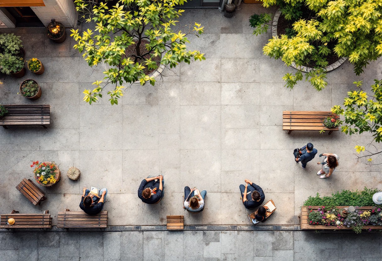 <subject>[background image] image of a busy downtown area (for a mobility and transportation)</subject>
