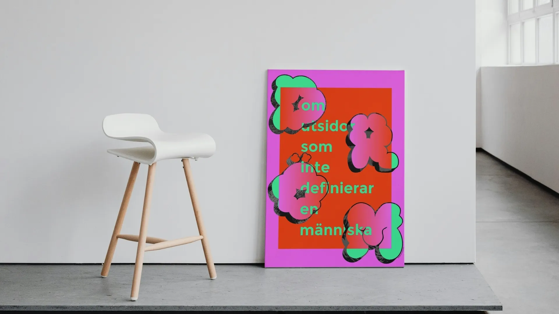 poster made by Studio Parasto Backman in Stockholm