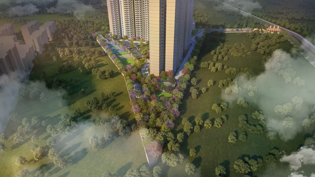 aerial-view-of-keya-the-urban-forest-bangalore-sarjapur