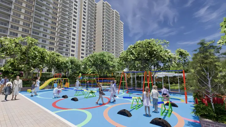 Children’s play area at Keya The Urban Forest
