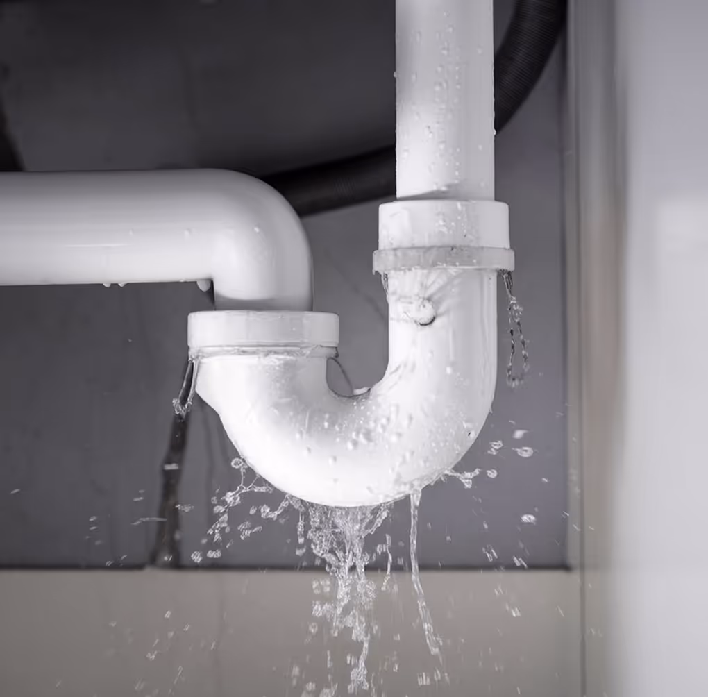 Team member doing leak control & repairs