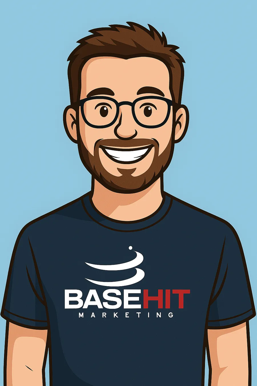 Stephen Vernon founder of Base Hit animated