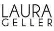 Laura Geller logo in black text on a transparent background.