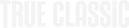 true classic logo white