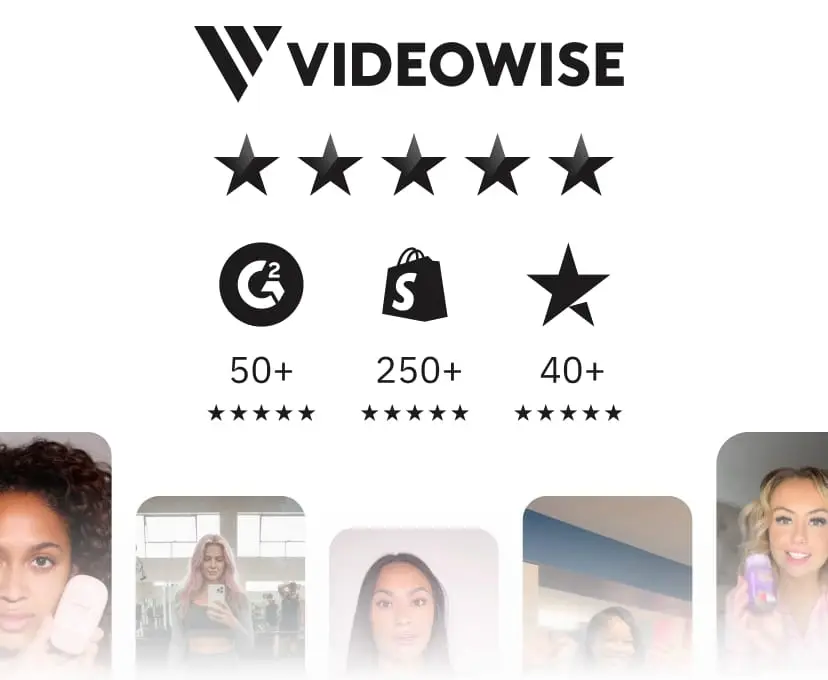 Person applying makeup with a Complexion Duo Brush, priced at $29.99, with a 'Shop Now' button and five-star rating by Kisakye N.