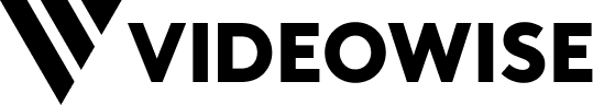 VideoWise banner with a play button icon and the text: Make better training videos, faster.