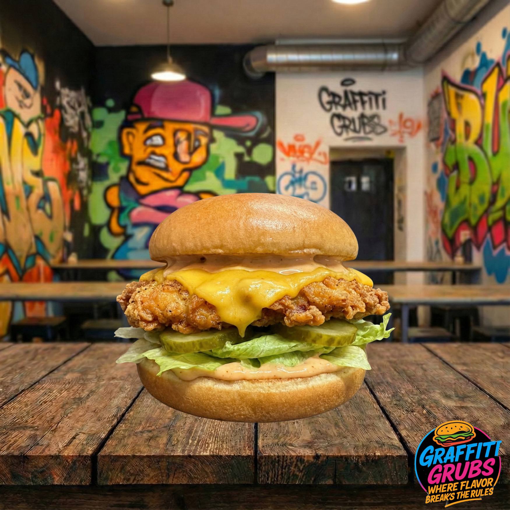 Crunchy Chicken Burger