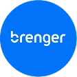 Brenger brand name in white text on a blue circular background.