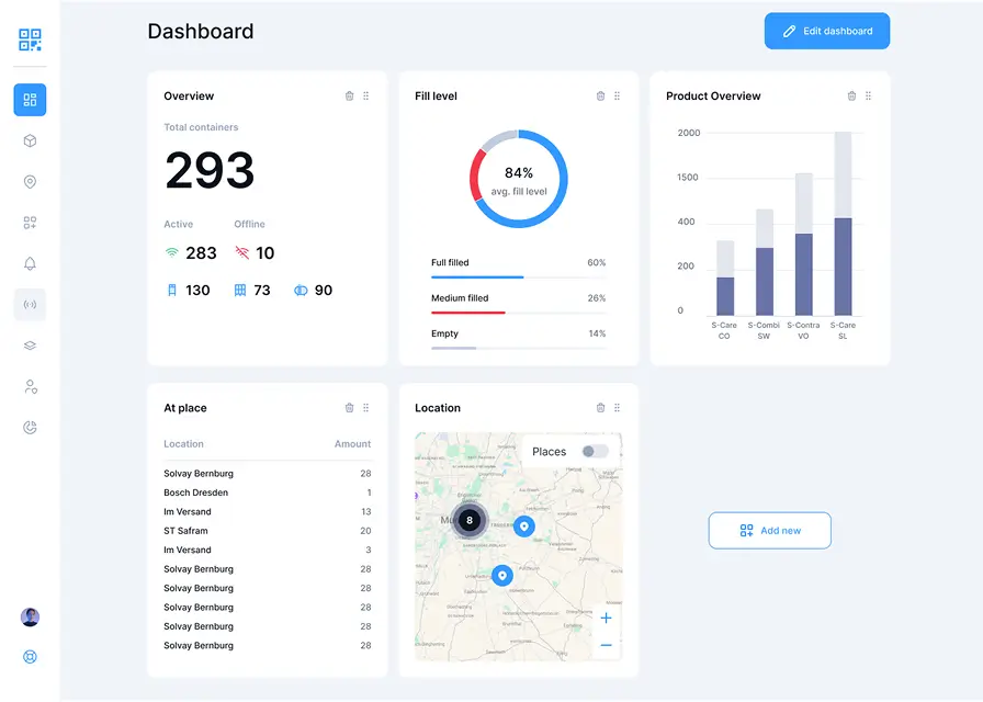 Packwise UI redesign by Petr Bilek