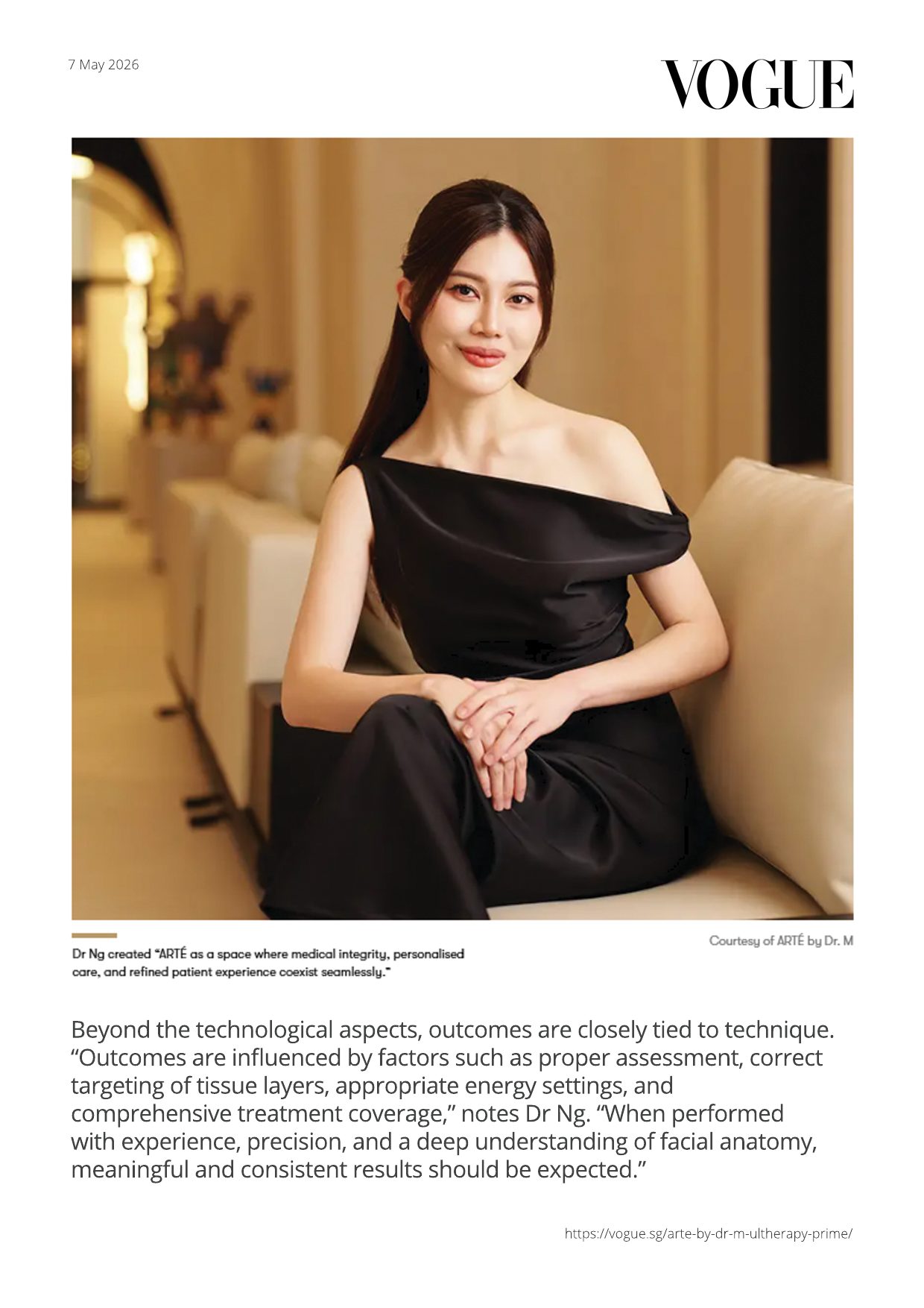 Vogue Singapore feature, page 4