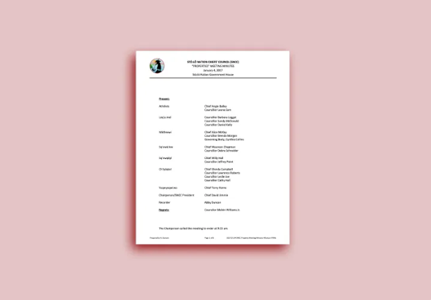 November 2025 Stó:lō Collective - 21 Communities