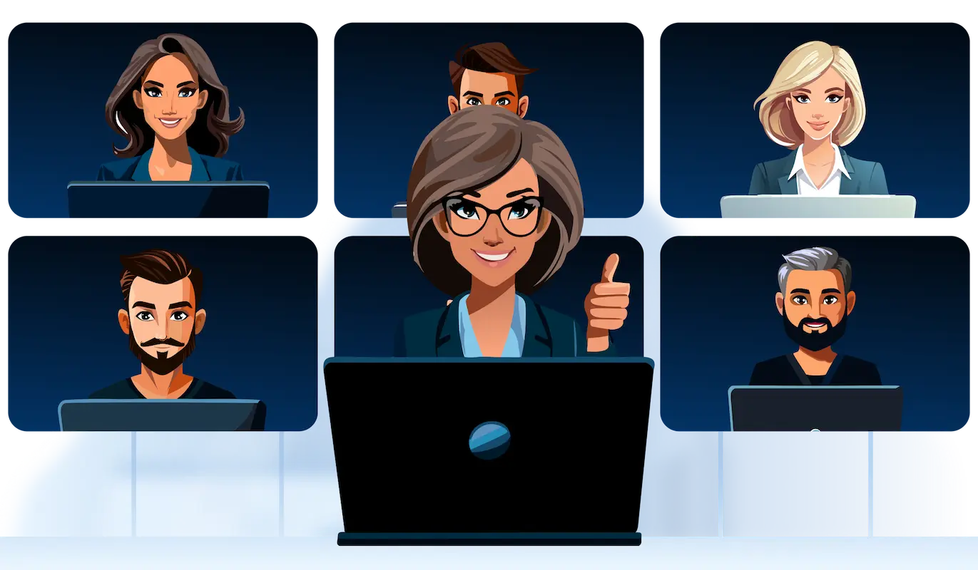 Simpleway CX introduction webinar showing remote onboarding and product training for new customer teams