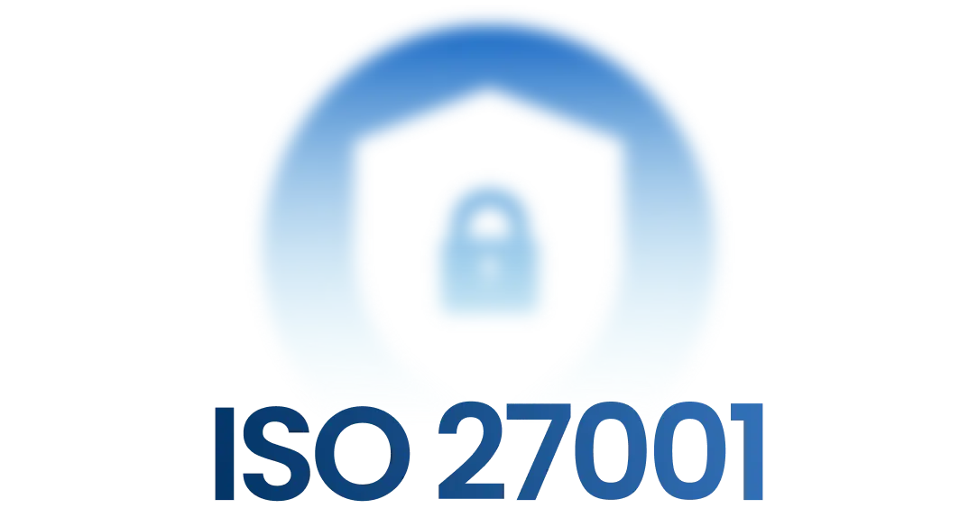 Simpleway ISO 27001 certification badge confirming information security management system compliance