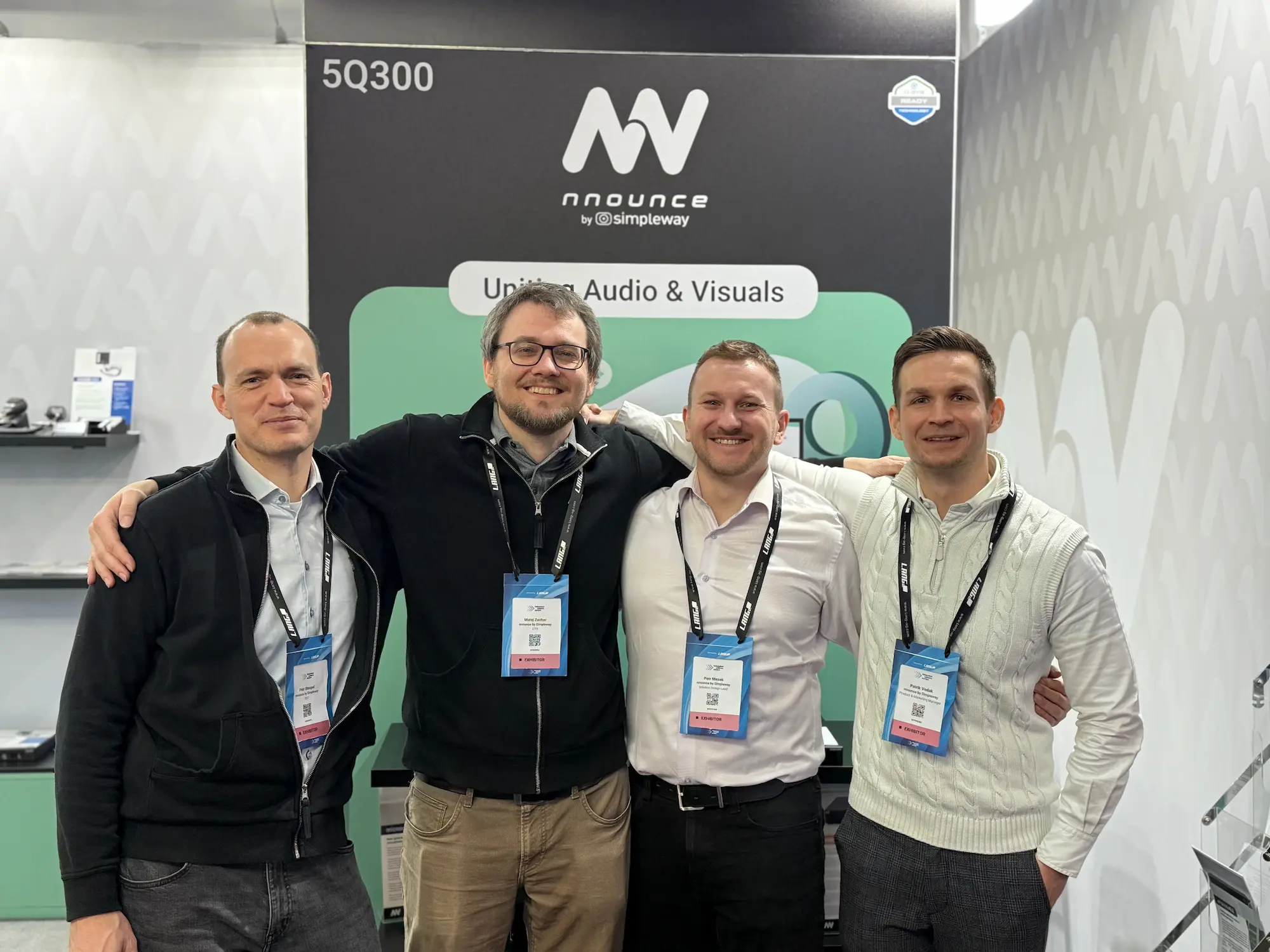 Simpleway product and development team at ISE 2025
