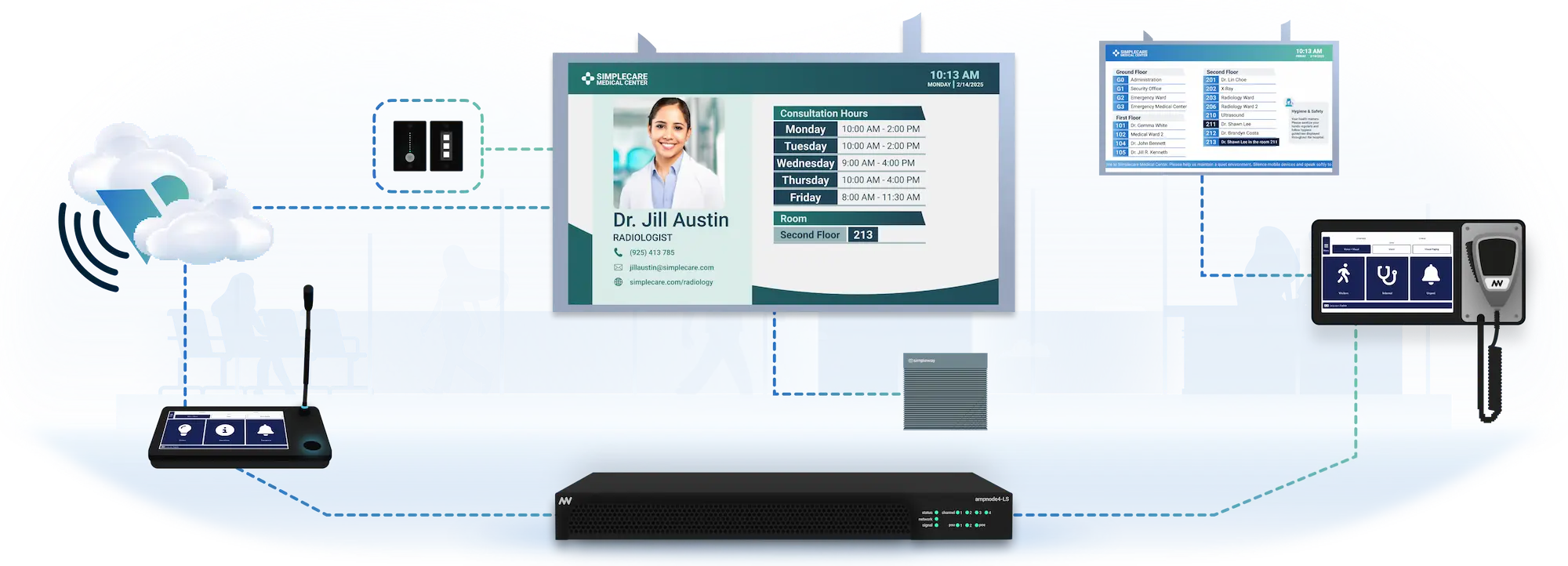 nnounce clinical-grade audio hardware installed as part of the Healthcare CX hospital PA and communication system