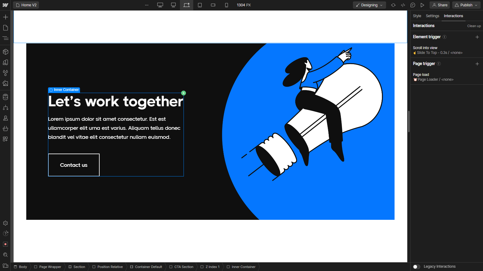Animations - Devfy X Webflow Template