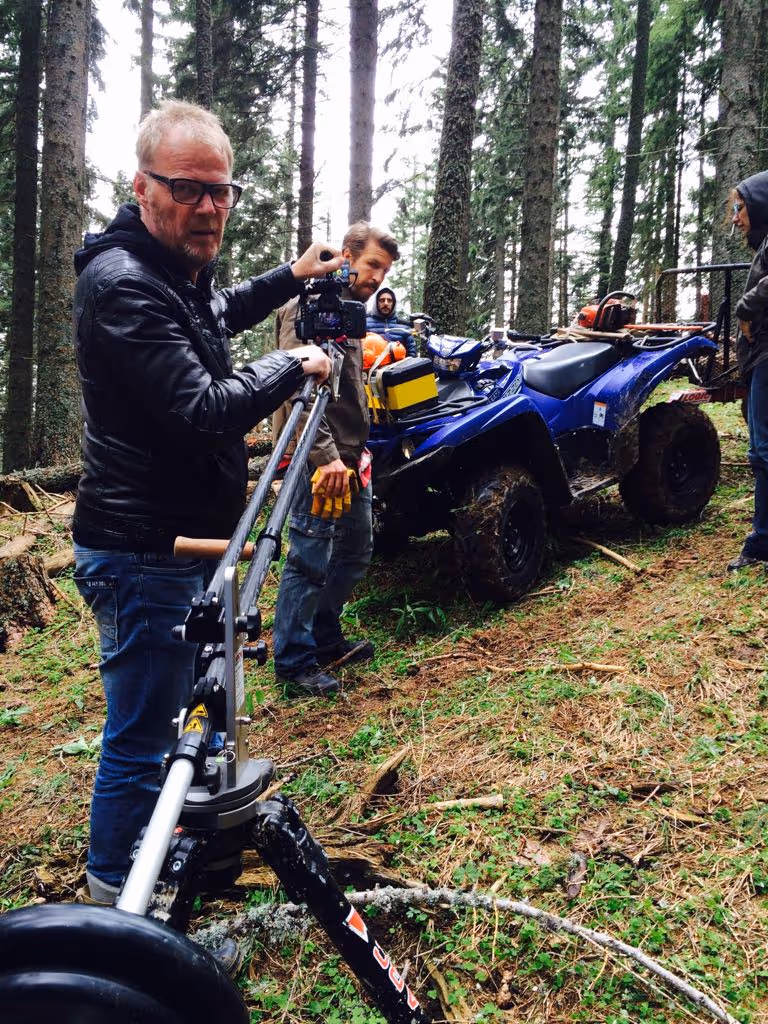 Behind the Scenes Yamaha,Willem Martinot tijdens opnames Yamaha Productvideo – Limestone Pictures