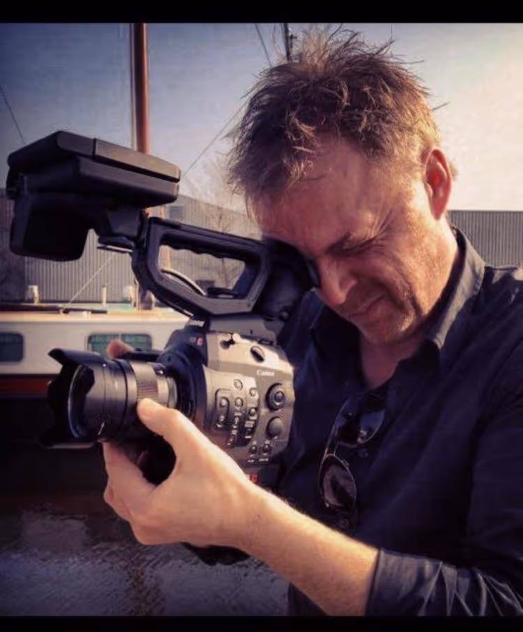 Behind the Scenes, Willem Martinot tijdens opnames brandmovie – Limestone Pictures