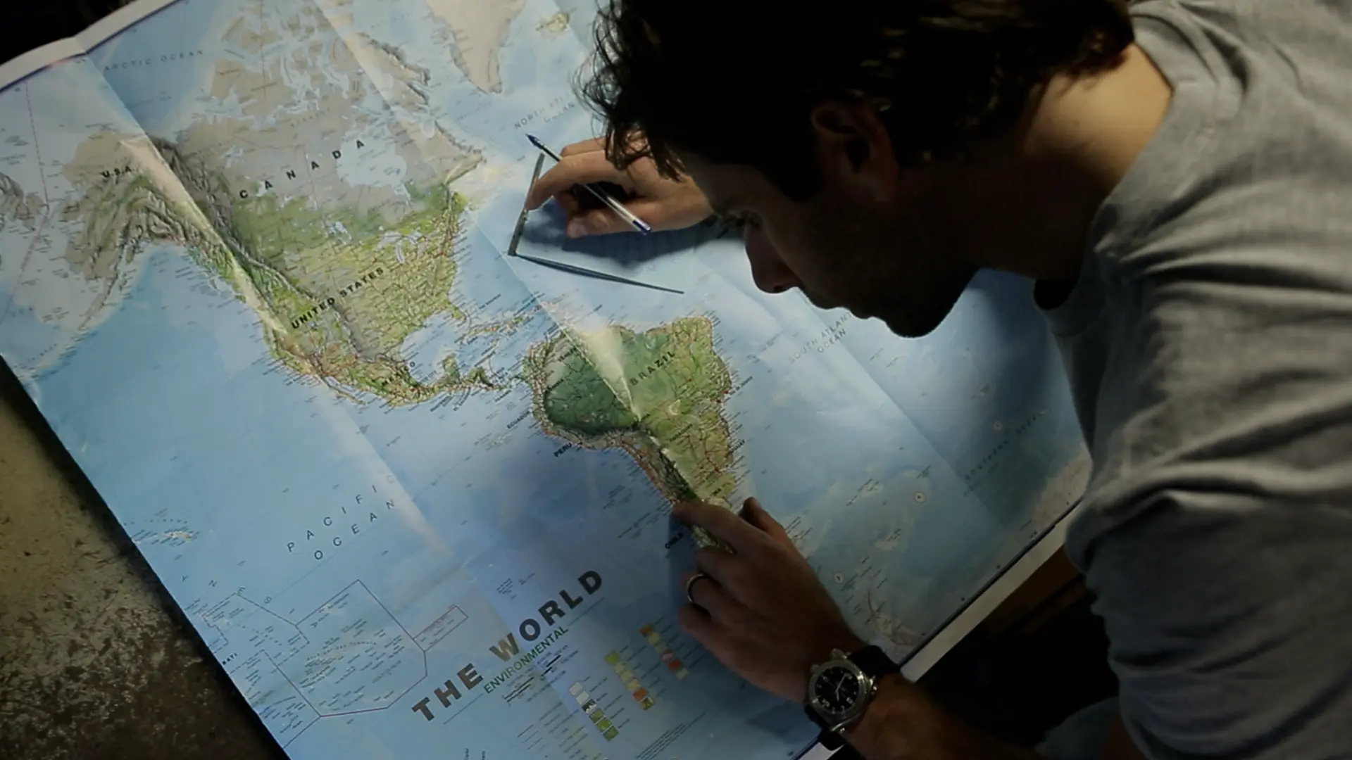 Detailopname van conceptontwikkeling voor Brandmovie LP Jeans - Storyboarding door Limestone Pictures.