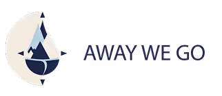 Logo de Away We Go, client Nomia Studio